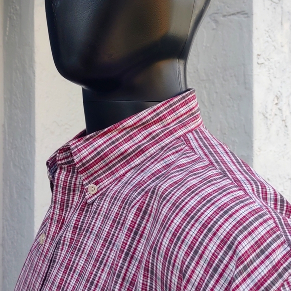 SIEGFRIED MEN'S COTTON BLEND LUXURY PLAID/CHECK SHIRT (HONG KONG)